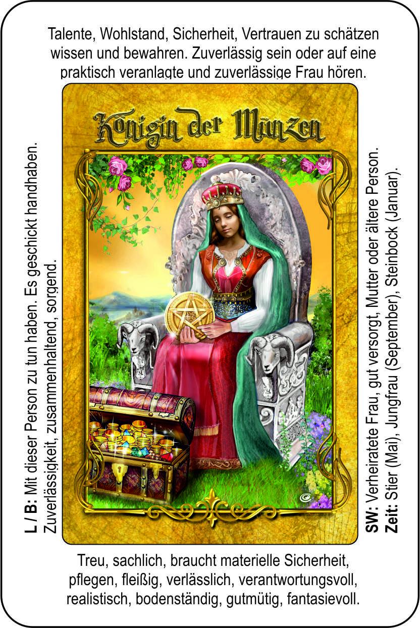 Beispielinhalt (Bild) Tarotkarten Artdesign Osorio für Anfänger