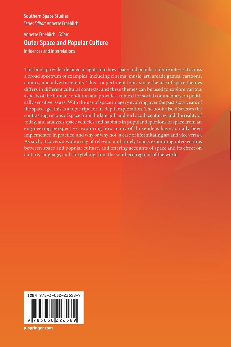 Rückseitencover Outer Space and Popular Culture