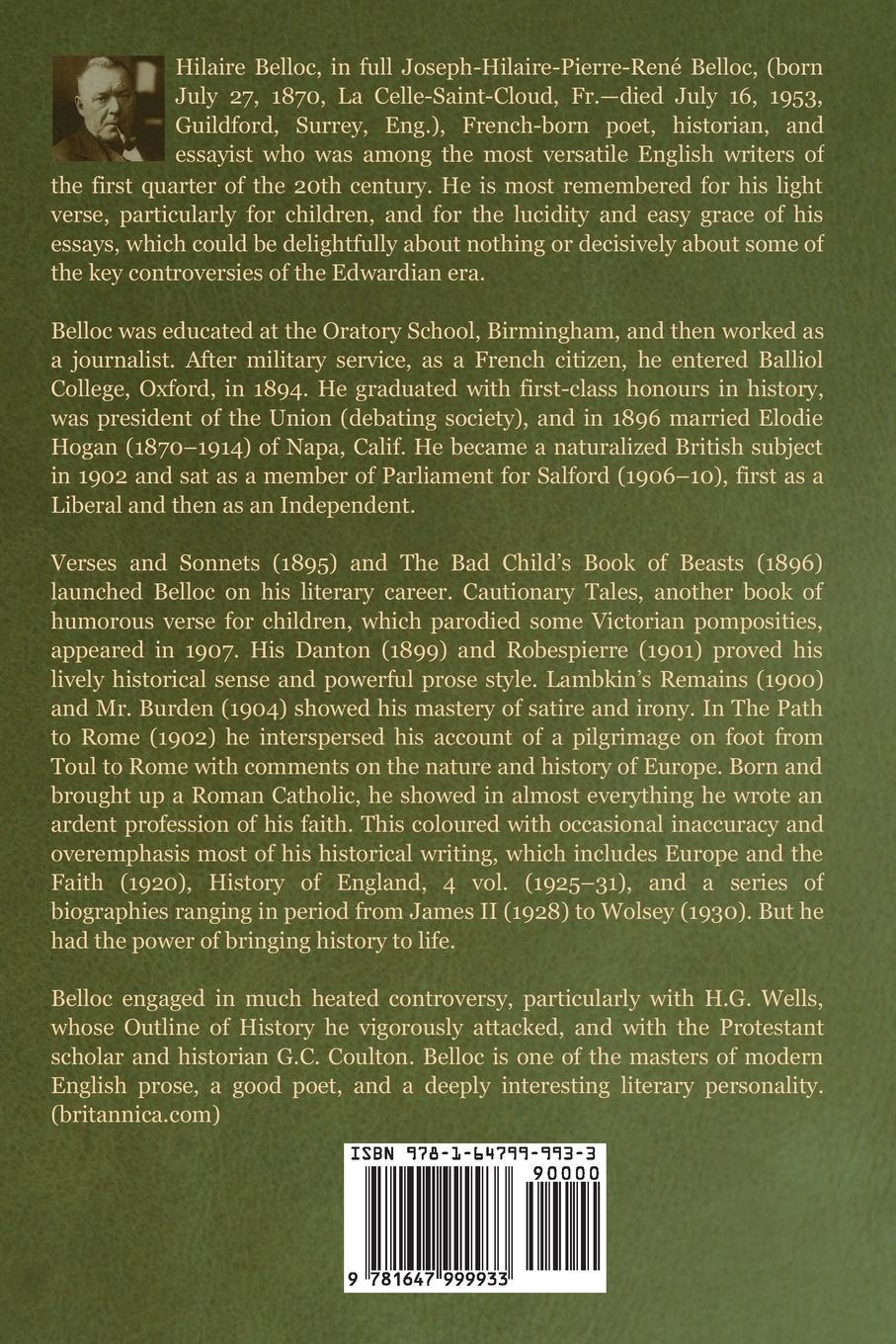 Rückseitencover Hills and the Sea