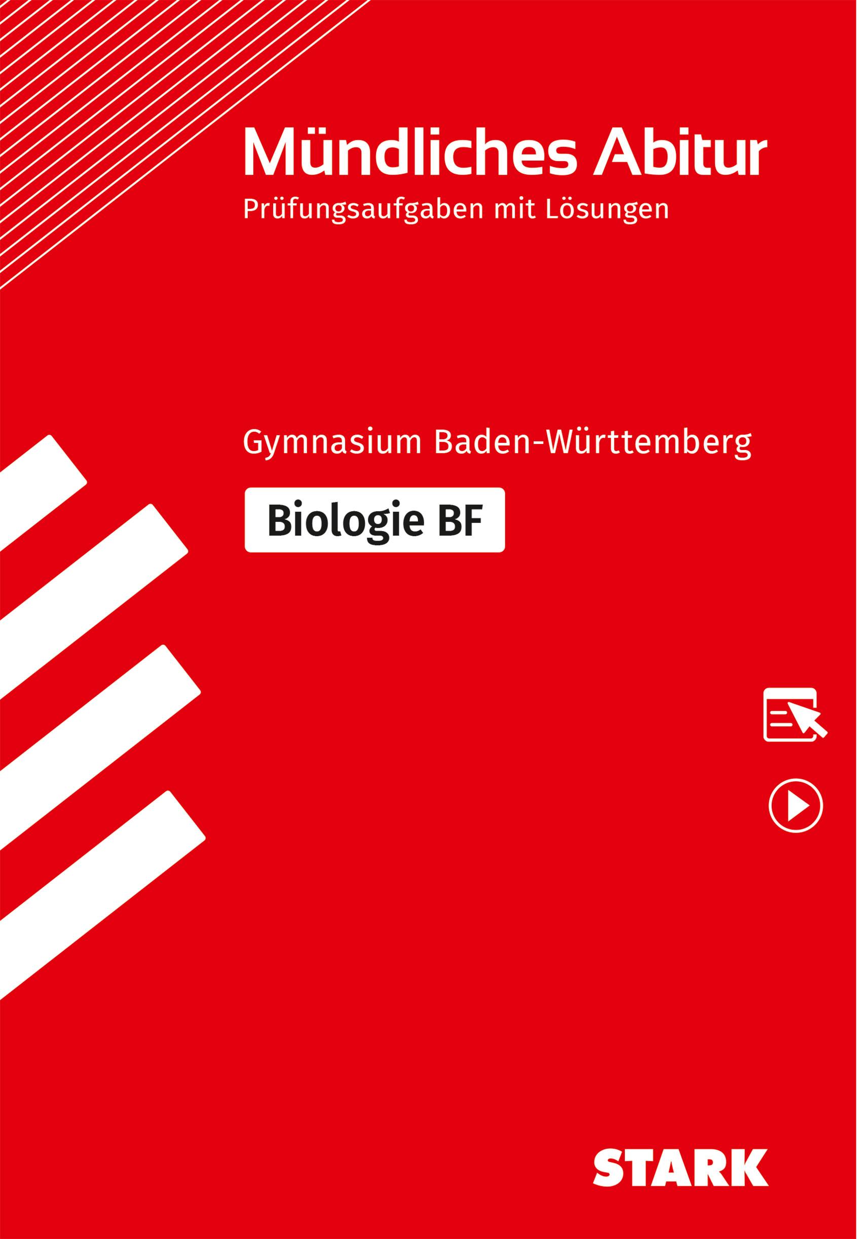 Vorderes Coverbild STARK Abiturprüfung BaWü - Biologie Basisfach