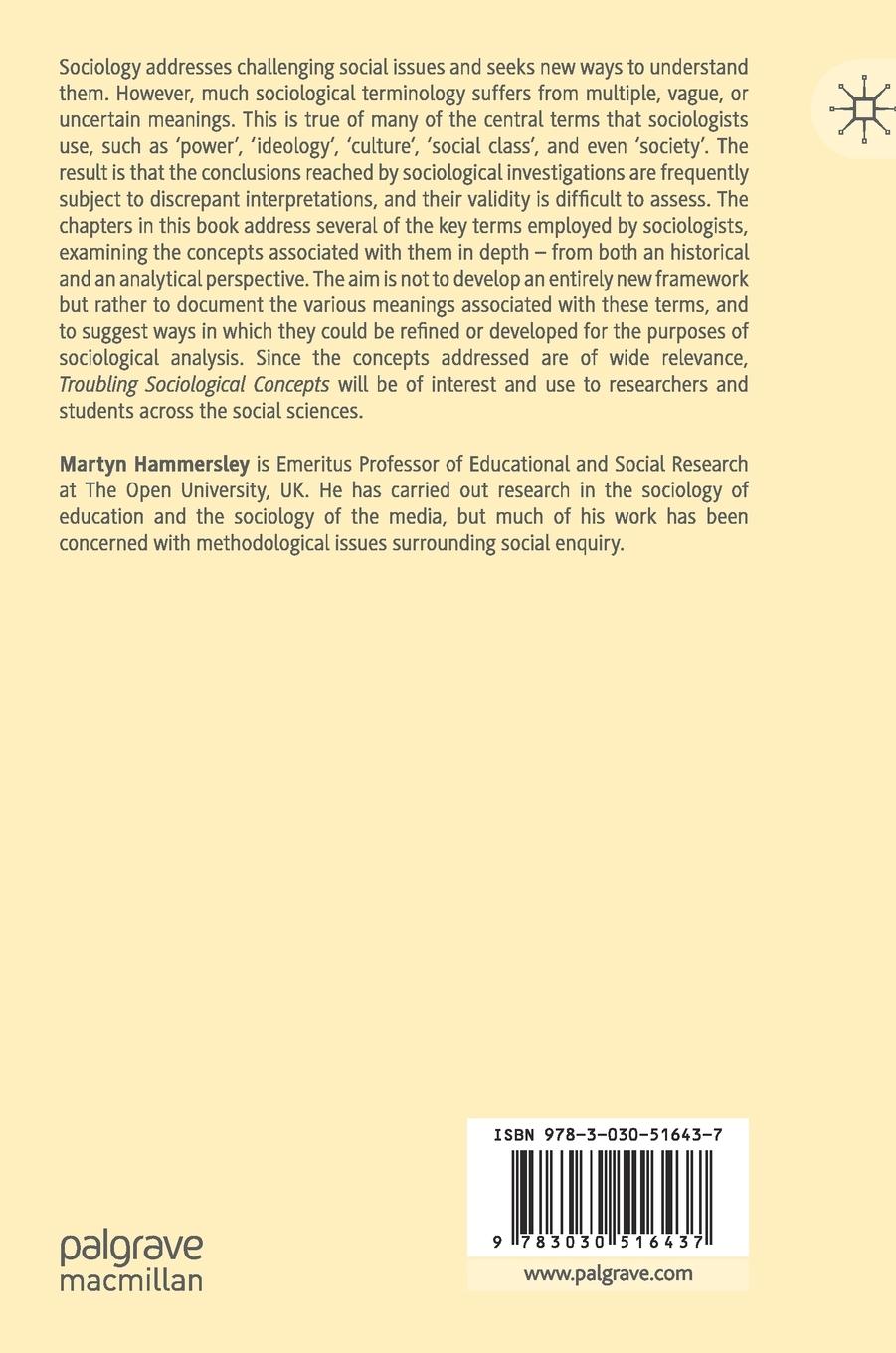 Rückseitencover Troubling Sociological Concepts