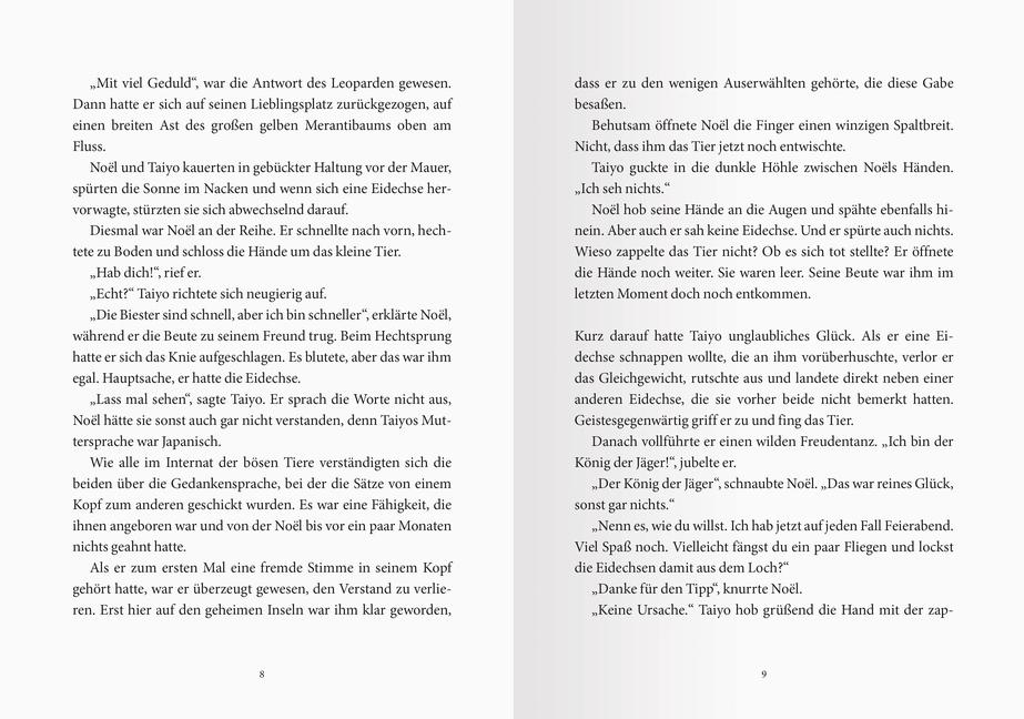 Beispielinhalt (Bild) Internat der bösen Tiere, Band 3: Die Reise