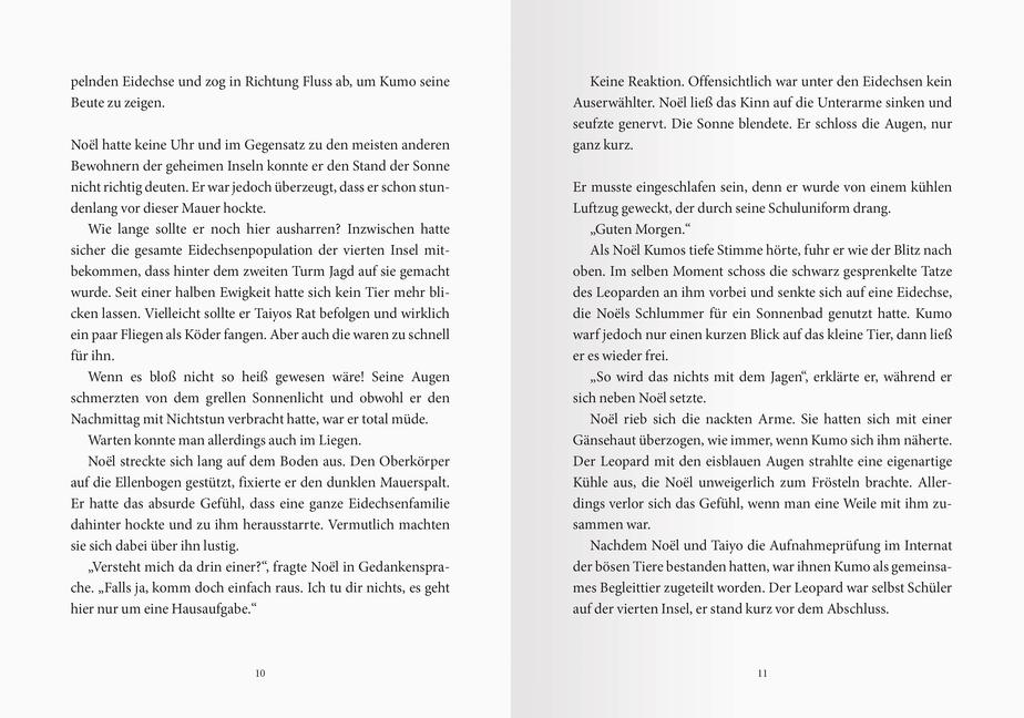 Beispielinhalt (Bild) Internat der bösen Tiere, Band 3: Die Reise