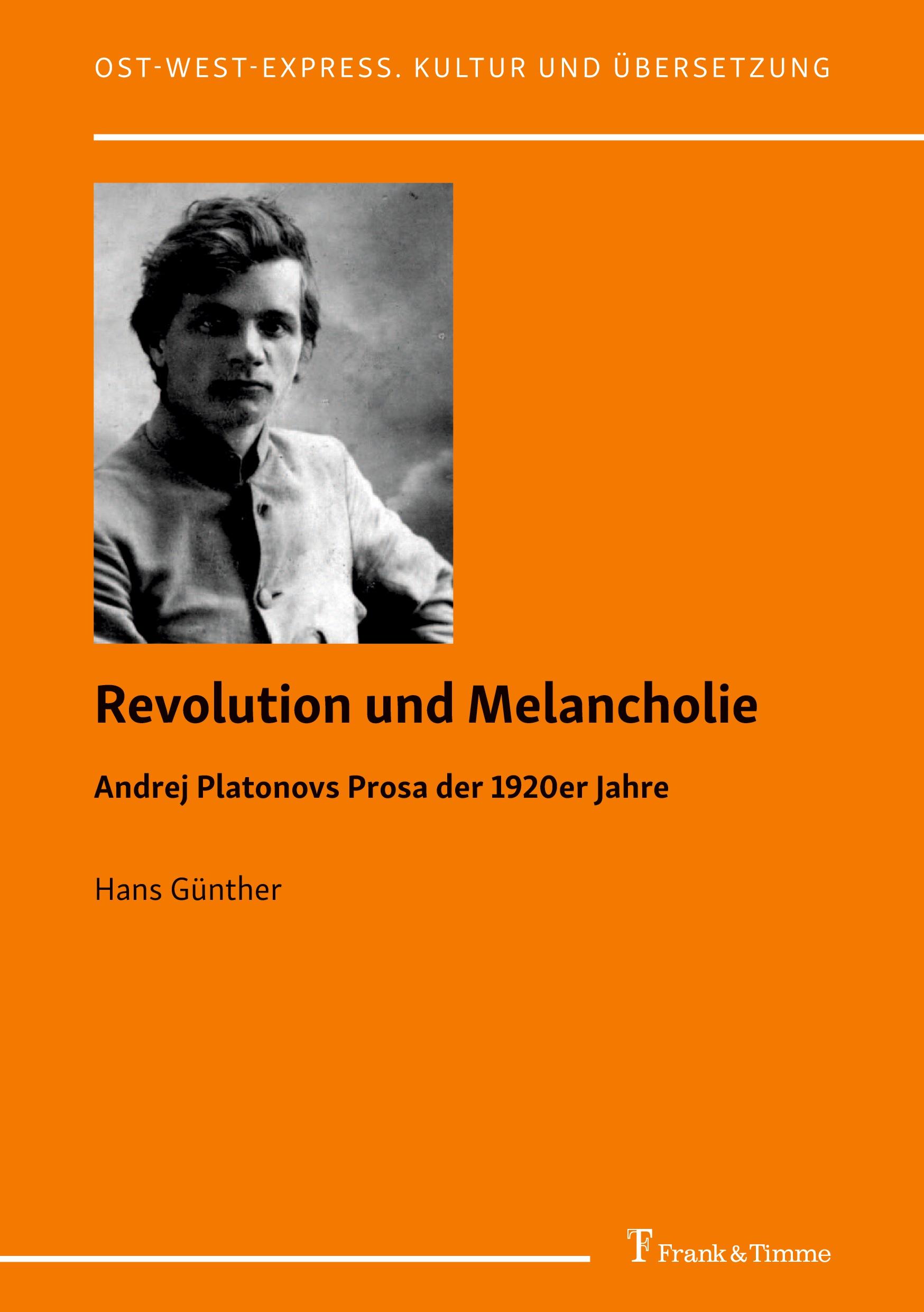 Vorderes Coverbild Revolution und Melancholie