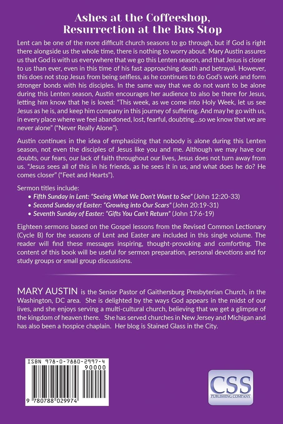 Rückseitencover Ashes at the Coffeeshop, Resurrection at the Bus Stop