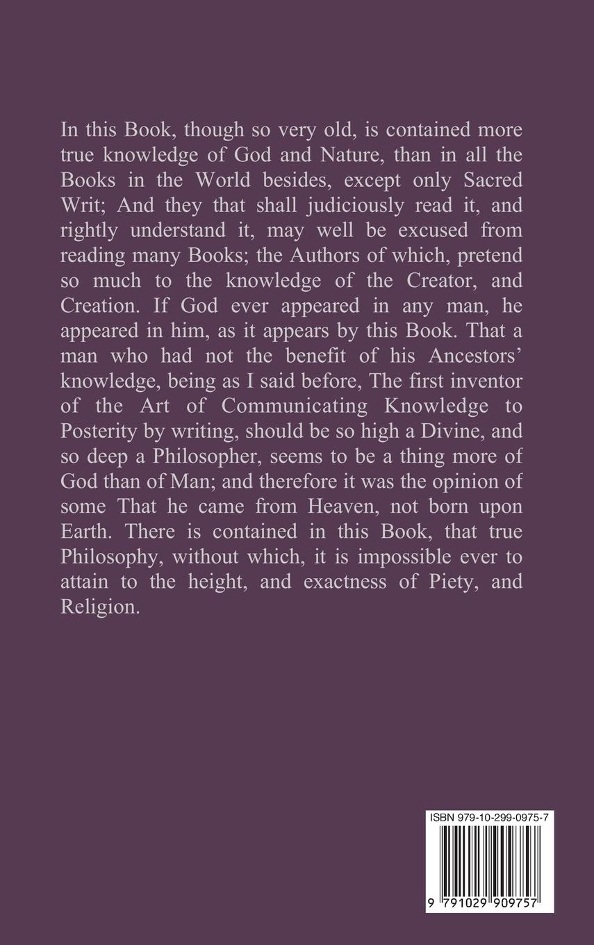 Rückseitencover The Divine Pymander