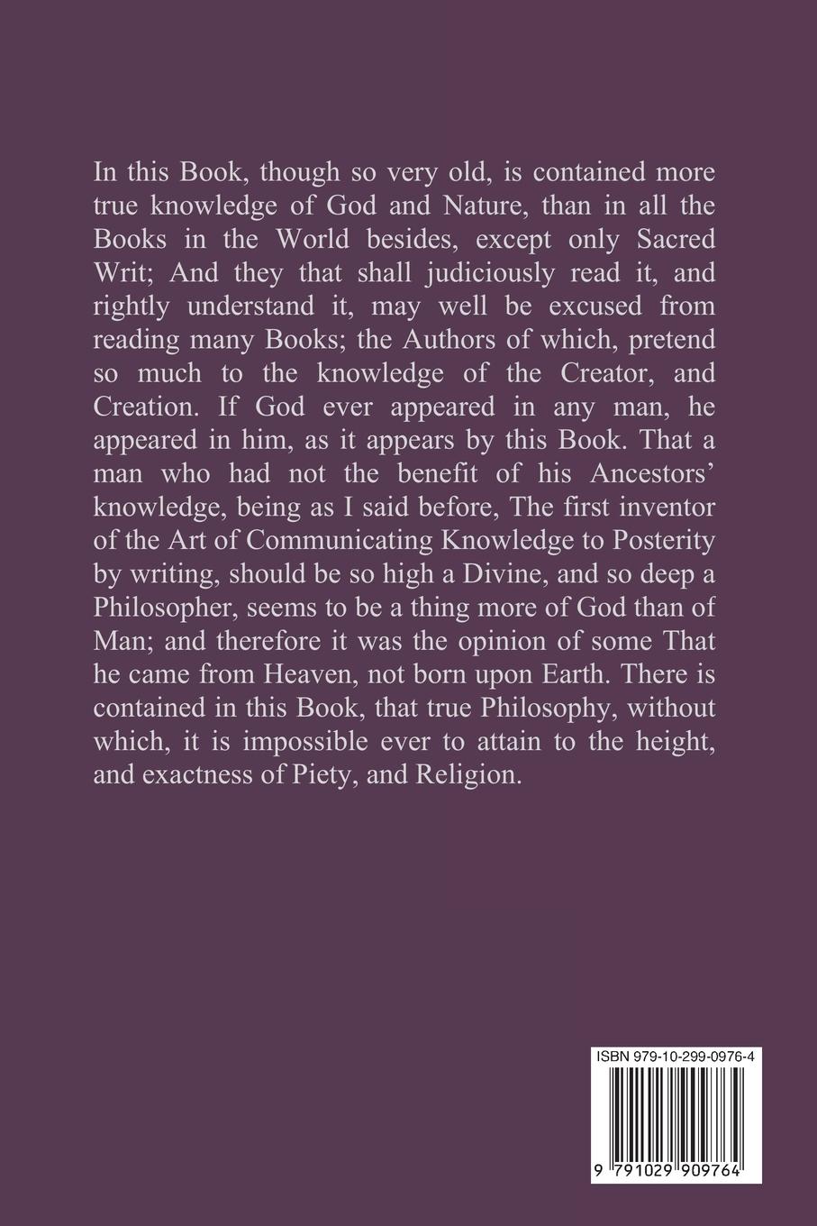 Rückseitencover The Divine Pymander