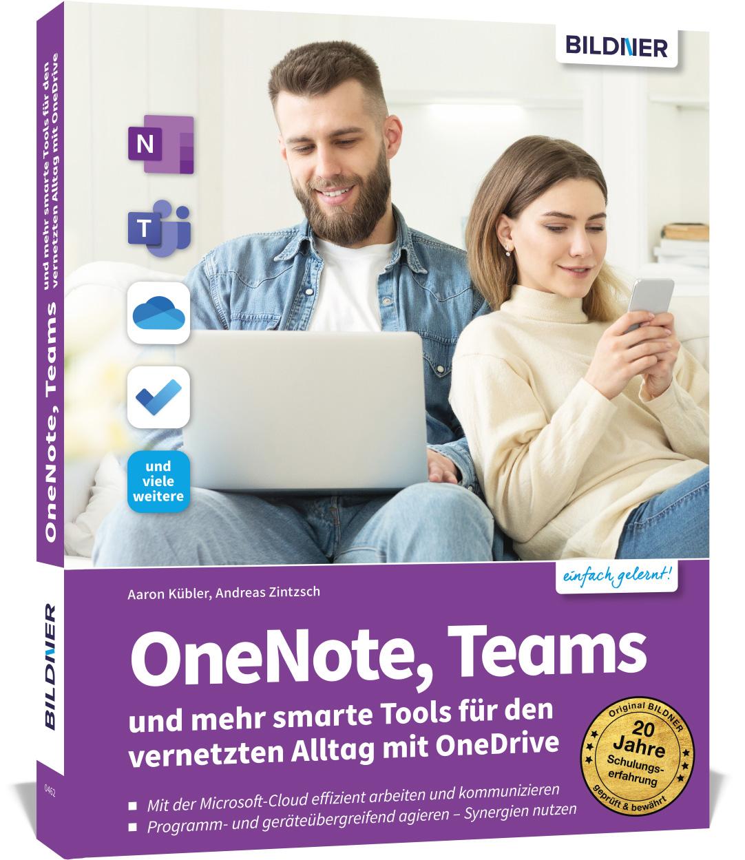 Vorderes Coverbild OneNote, Teams und mehr smarte Tools für den vernetzten Alltag mit OneDrive