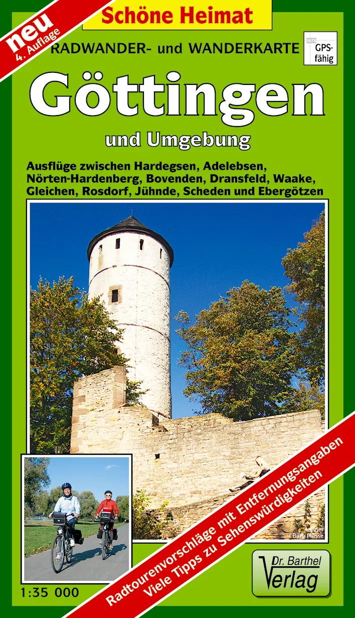 Vorderes Coverbild Radwander- und Wanderkarte Göttingen und Umgebung 1 : 35 000