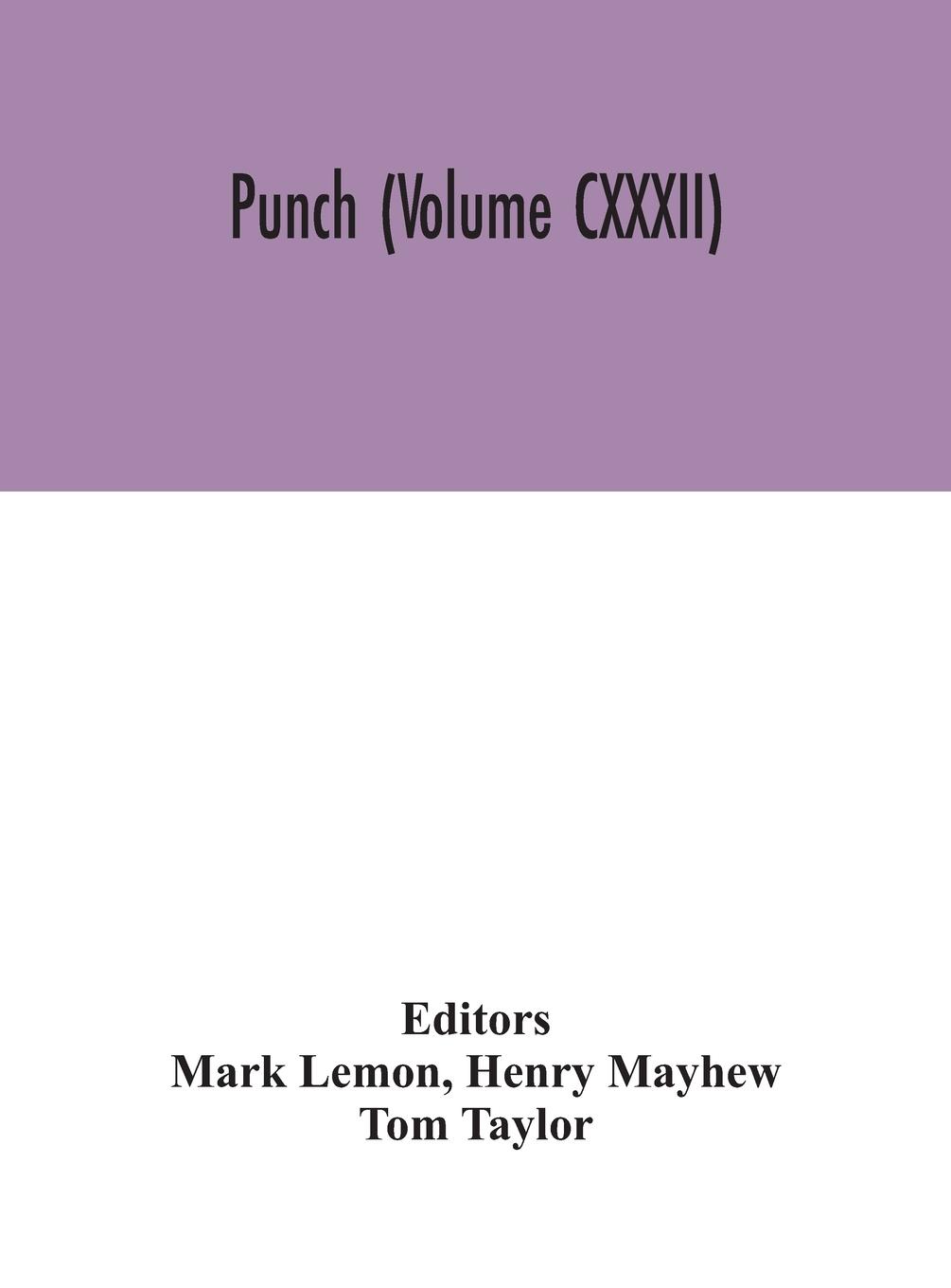 Vorderes Coverbild Punch (Volume CXXXII)