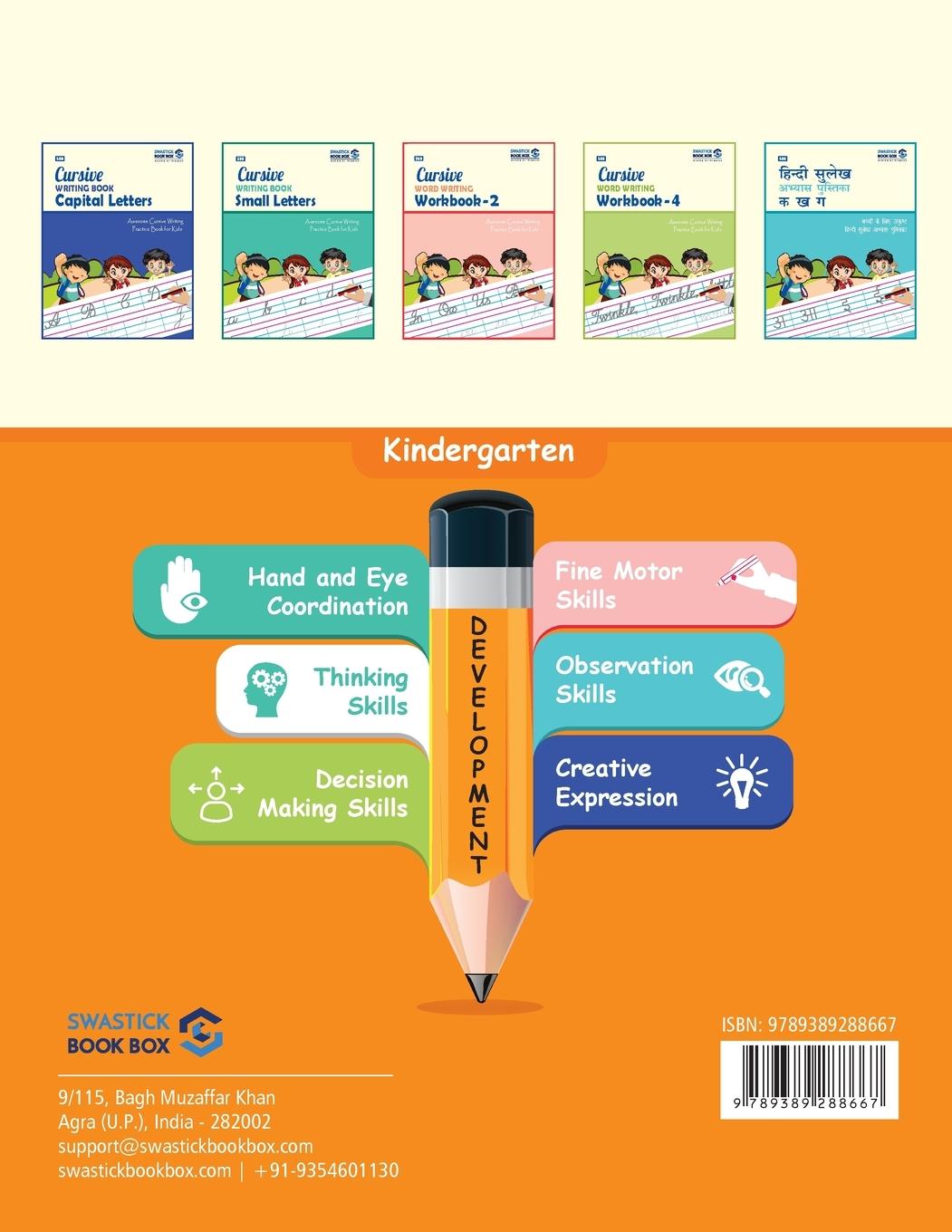 Rückseitencover SBB Cursive Word Writing Workbook - 3