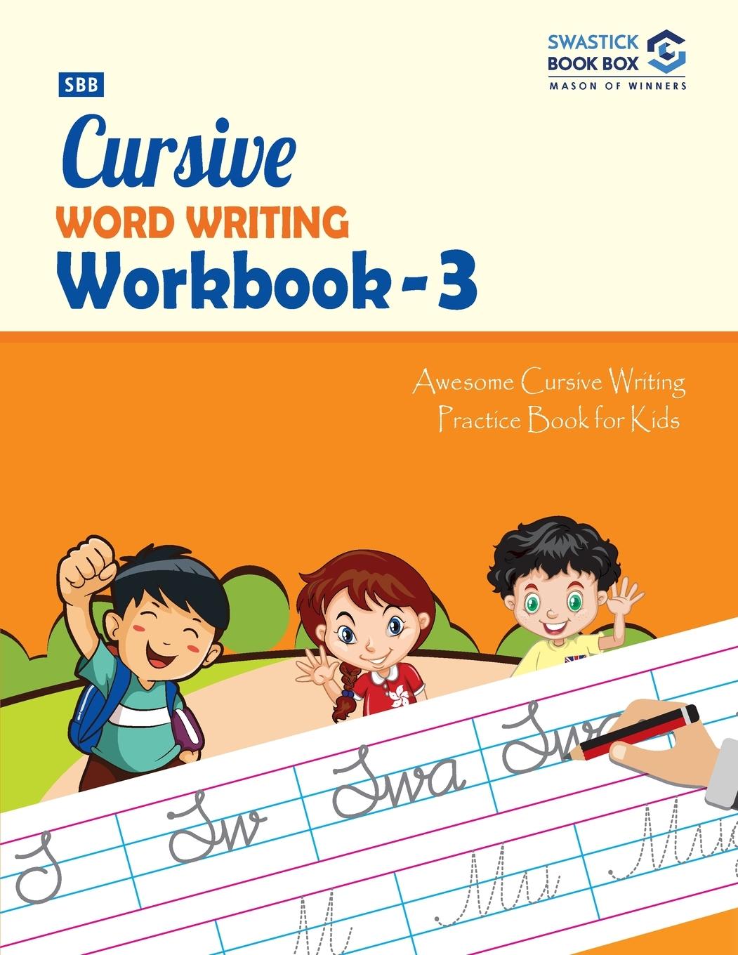 Vorderes Coverbild SBB Cursive Word Writing Workbook - 3