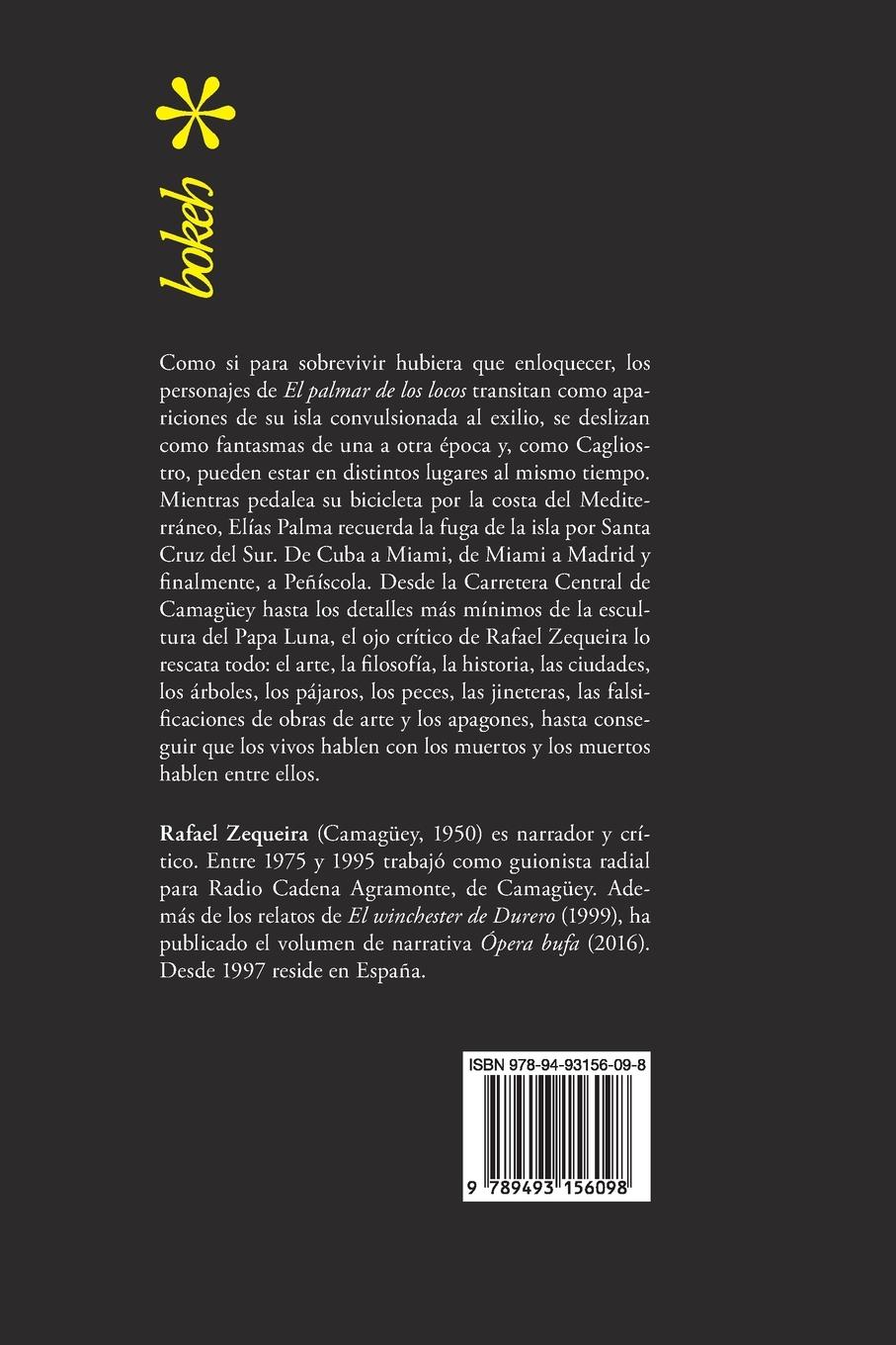 Rückseitencover El palmar de los locos