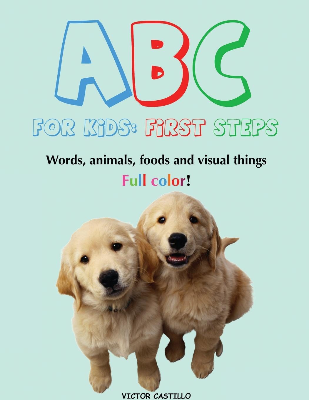 Vorderes Coverbild ABC For Kids (Words, animals, foods and visual things).