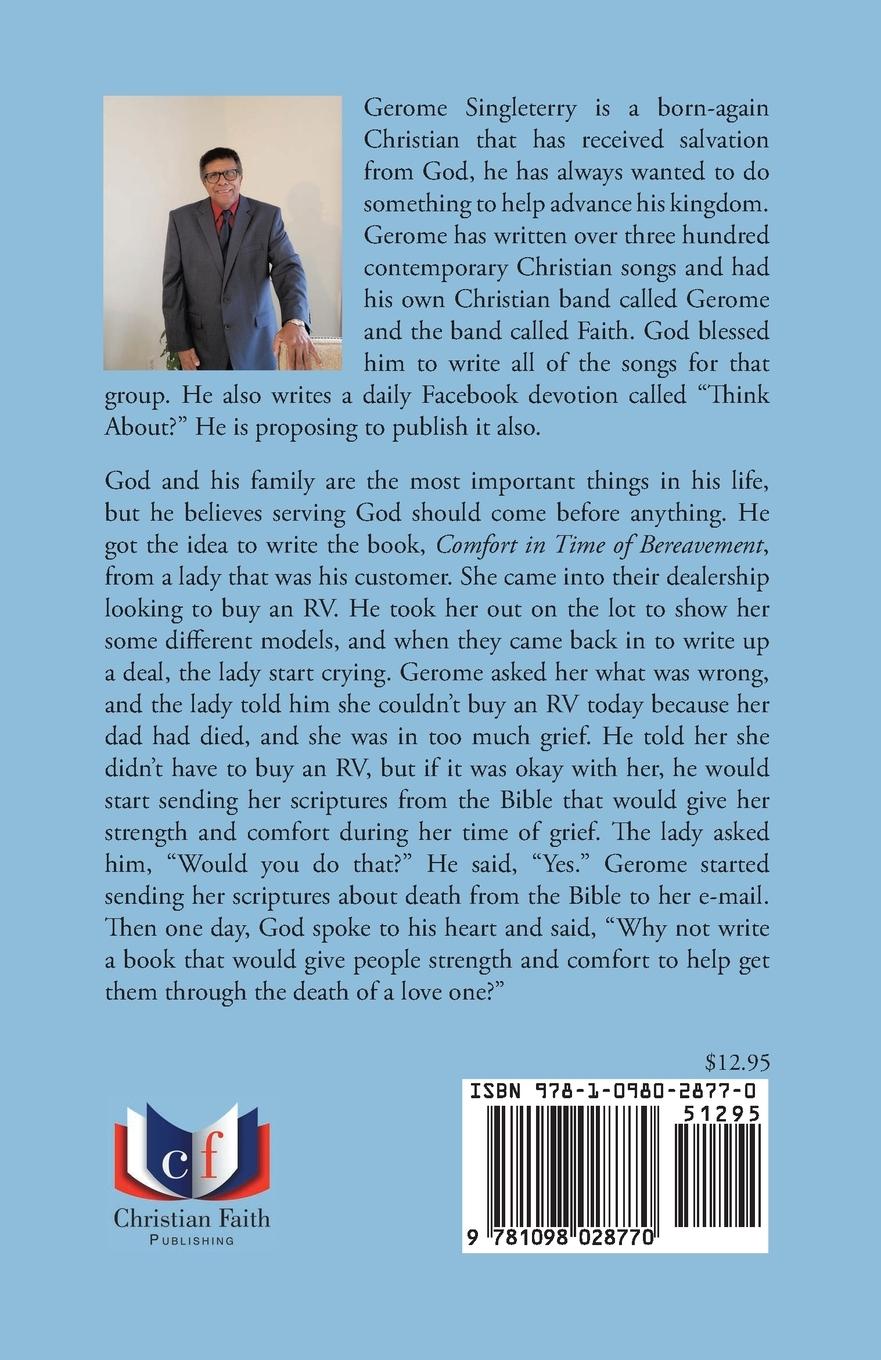 Rückseitencover Comfort in Time of Bereavement