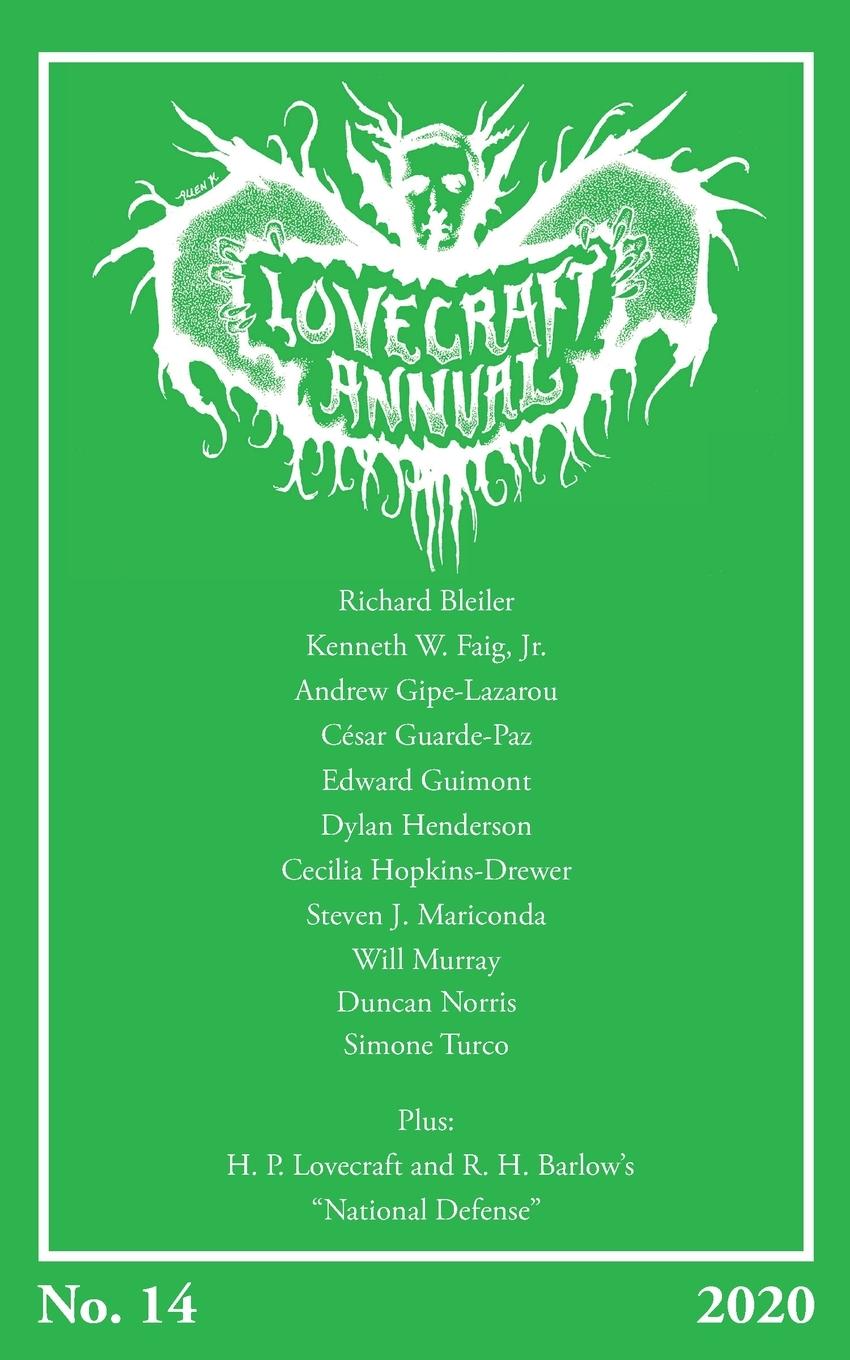 Vorderes Coverbild Lovecraft Annual No. 14 (2020)