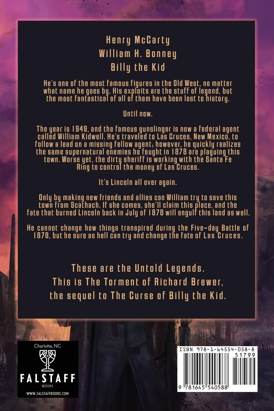 Rückseitencover The Torment of Richard Brewer