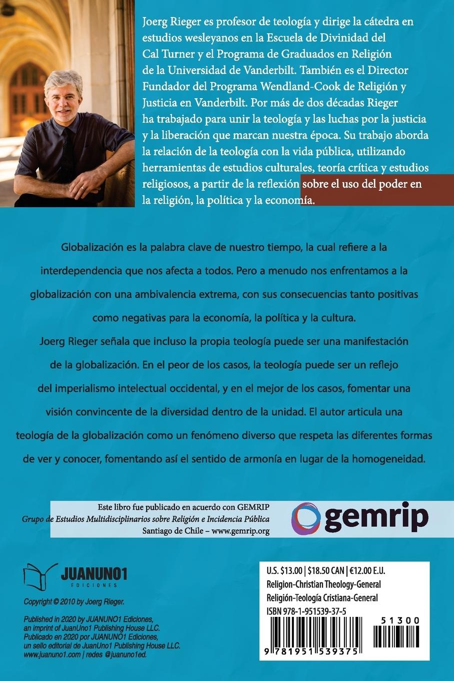 Rückseitencover Globalización y Teología