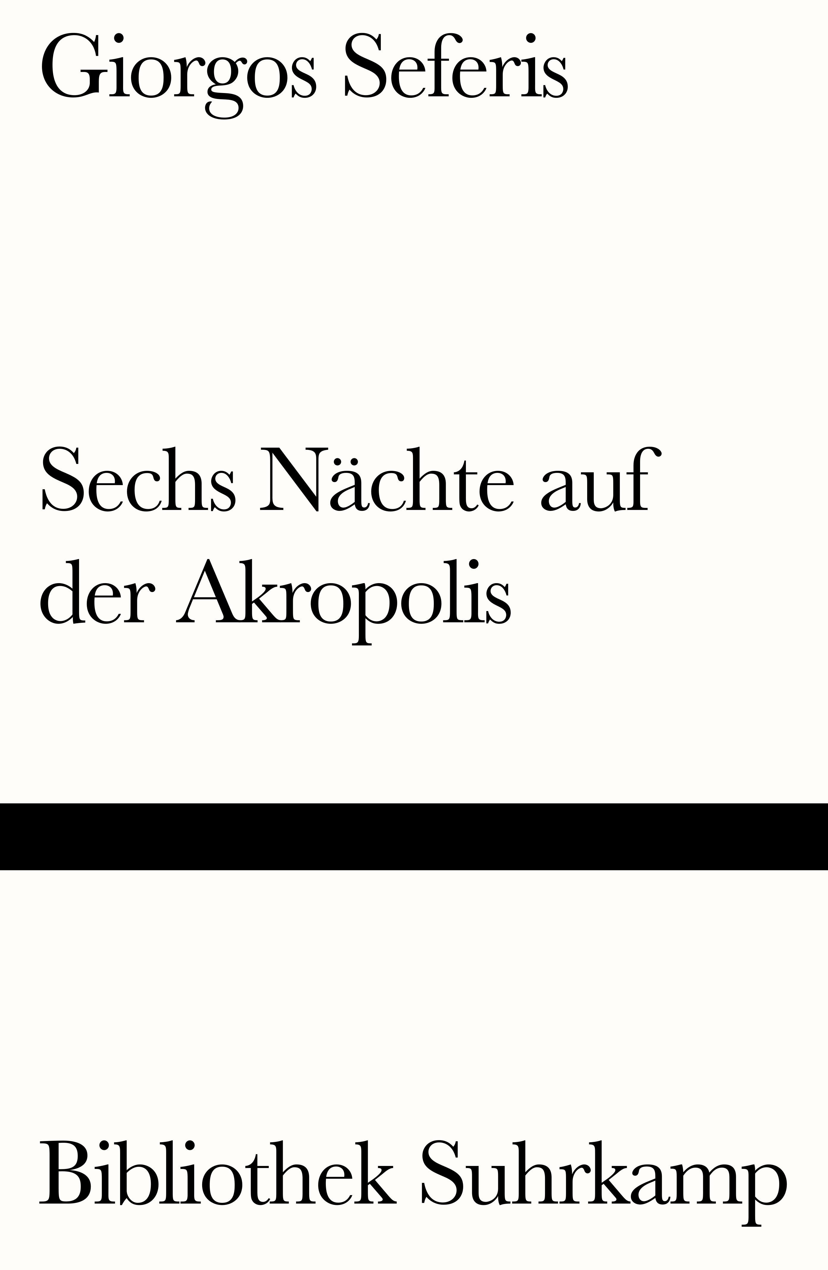 Vorderes Coverbild Sechs Nächte auf der Akropolis