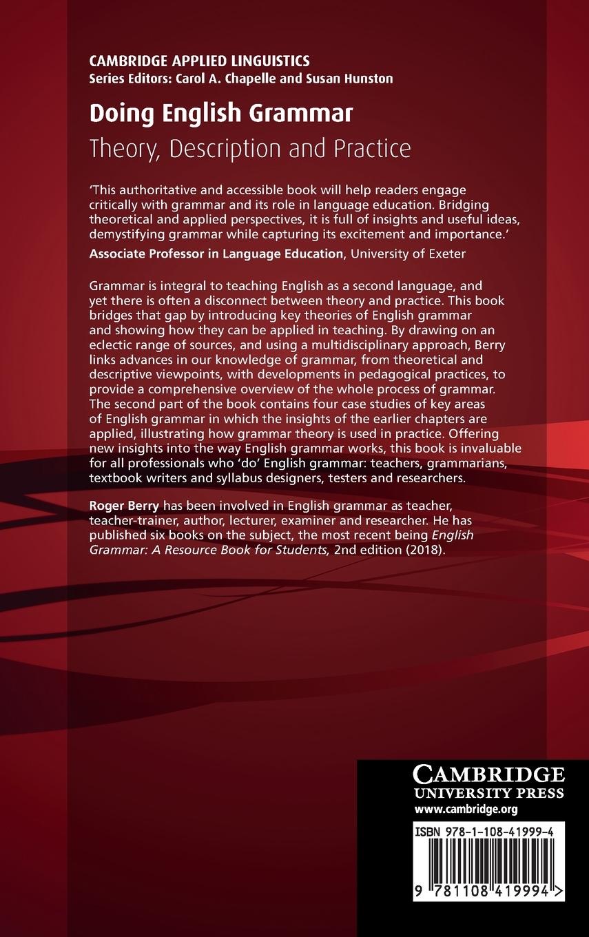 Rückseitencover Doing English Grammar