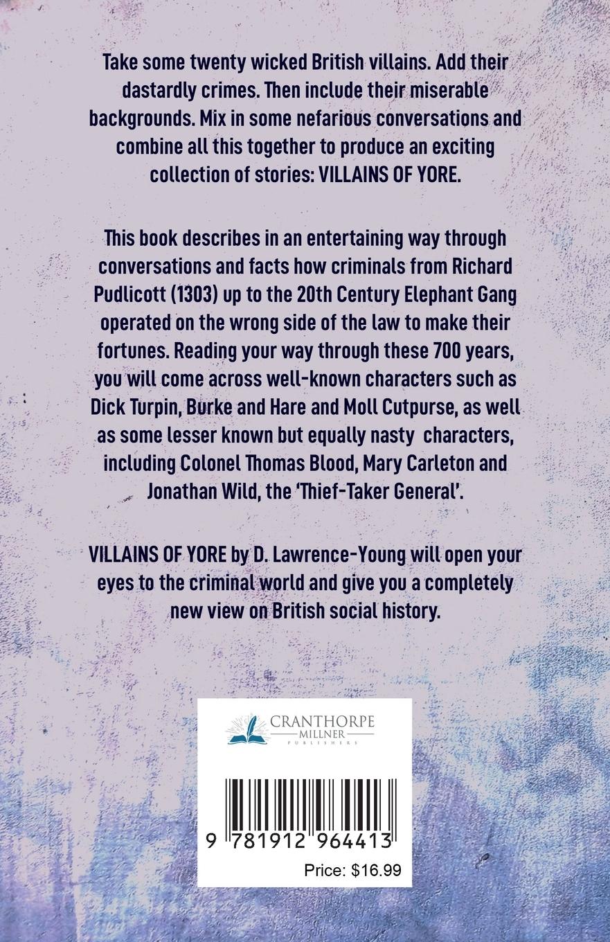 Rückseitencover Villains of Yore