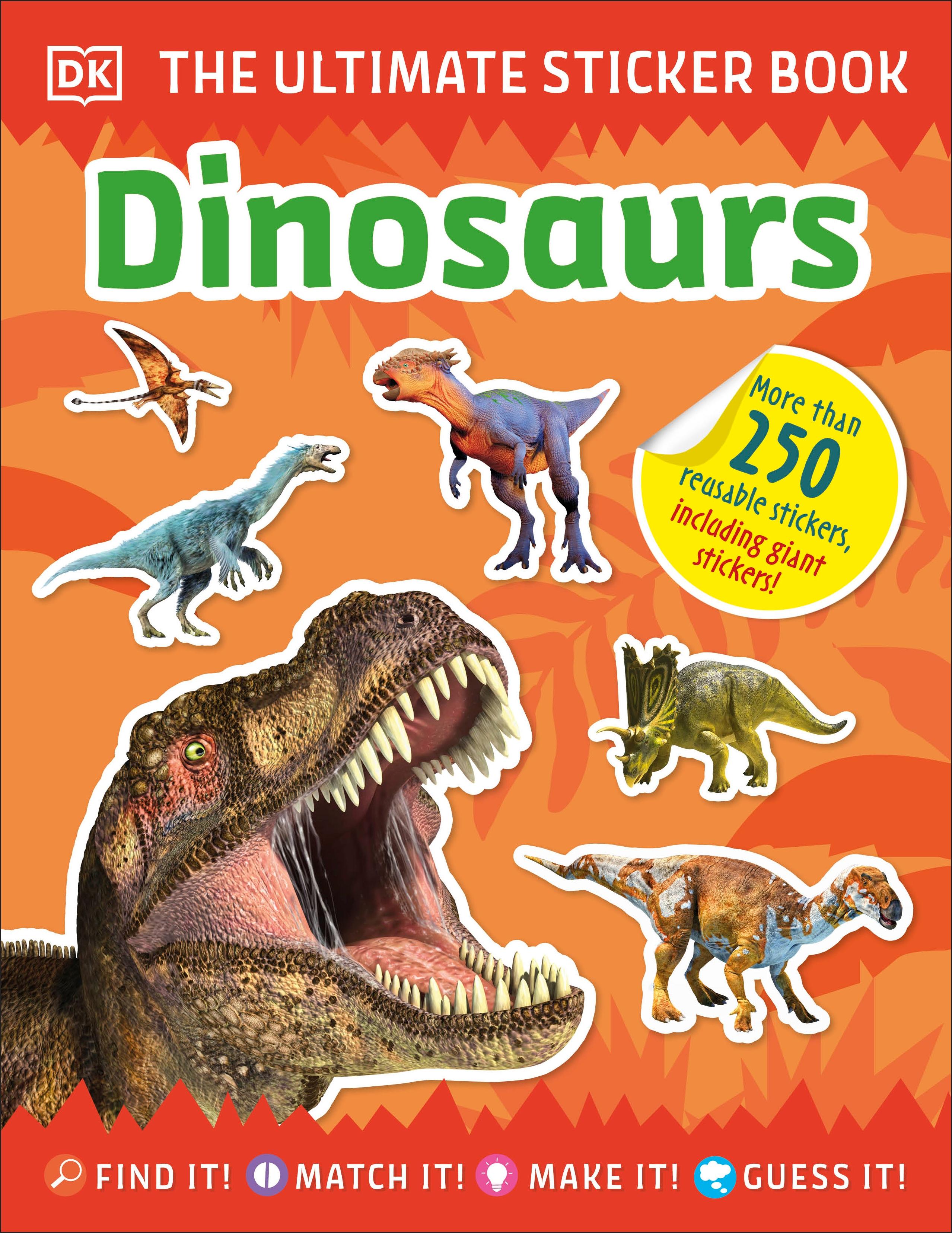 Vorderes Coverbild Ultimate Sticker Book Dinosaurs