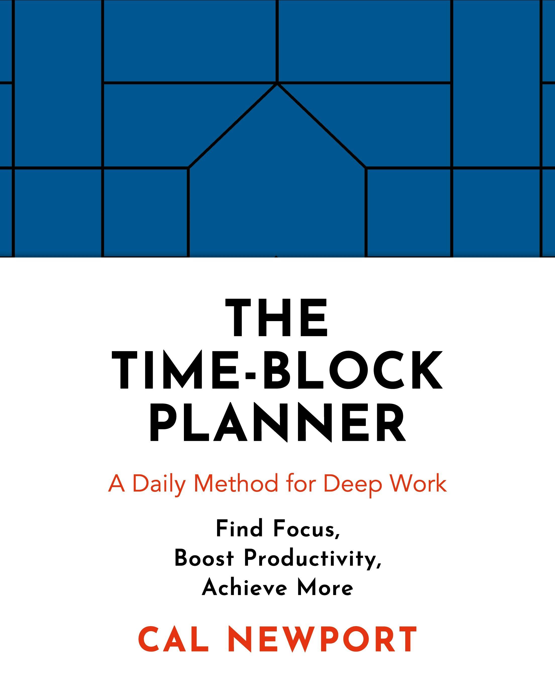 Vorderes Coverbild The Time-Block Planner