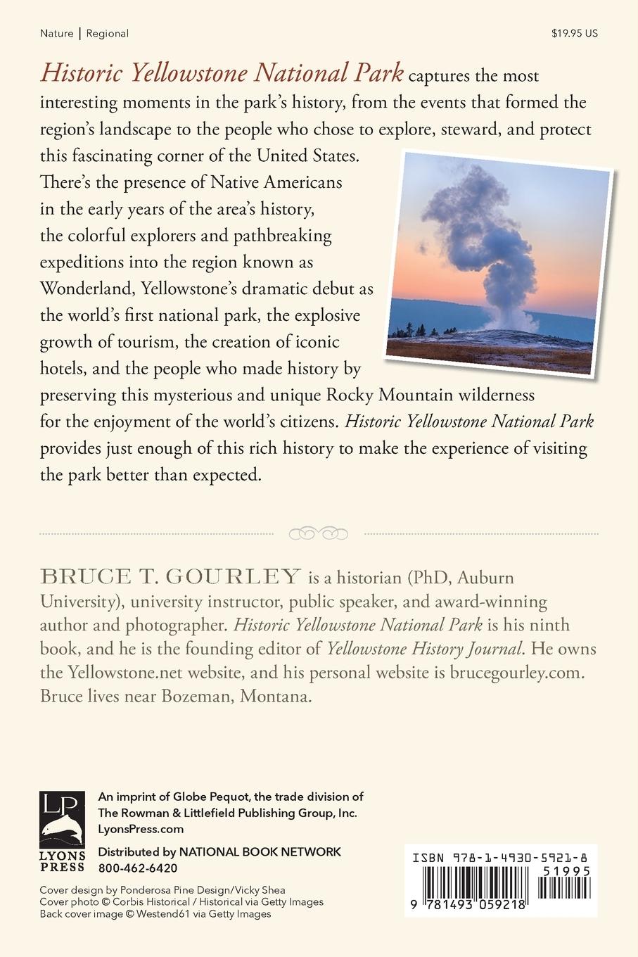 Rückseitencover Historic Yellowstone National Park