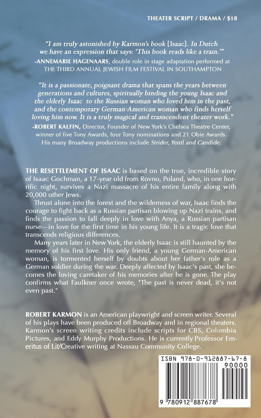 Rückseitencover THE RESETTLEMENT OF ISAAC