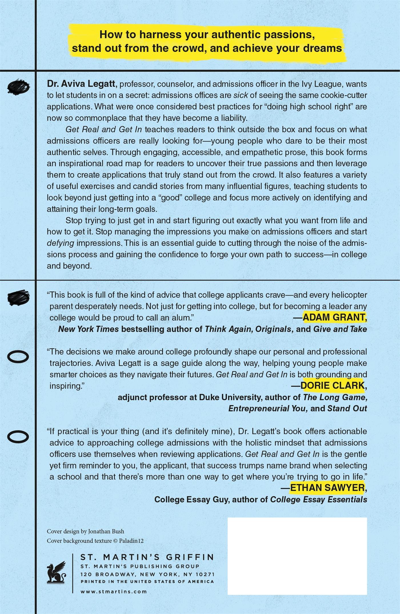 Rückseitencover Get Real and Get In