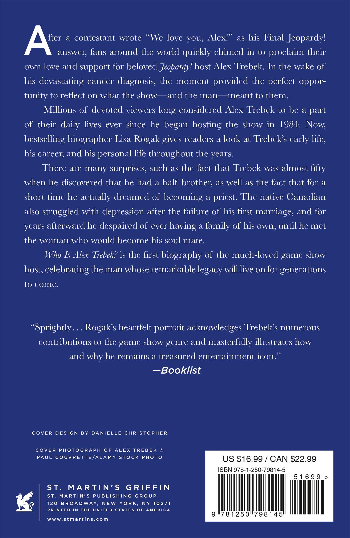 Rückseitencover Who Is Alex Trebek?