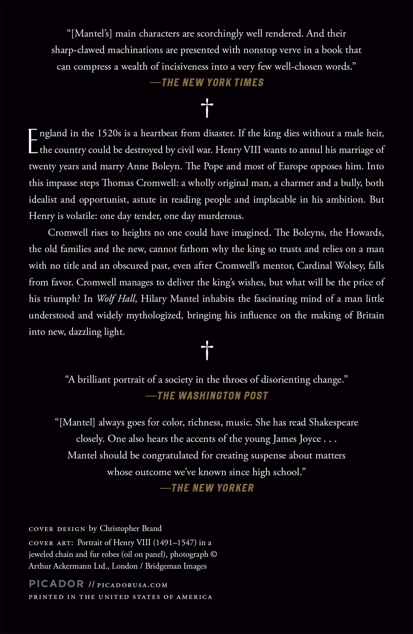 Rückseitencover Wolf Hall