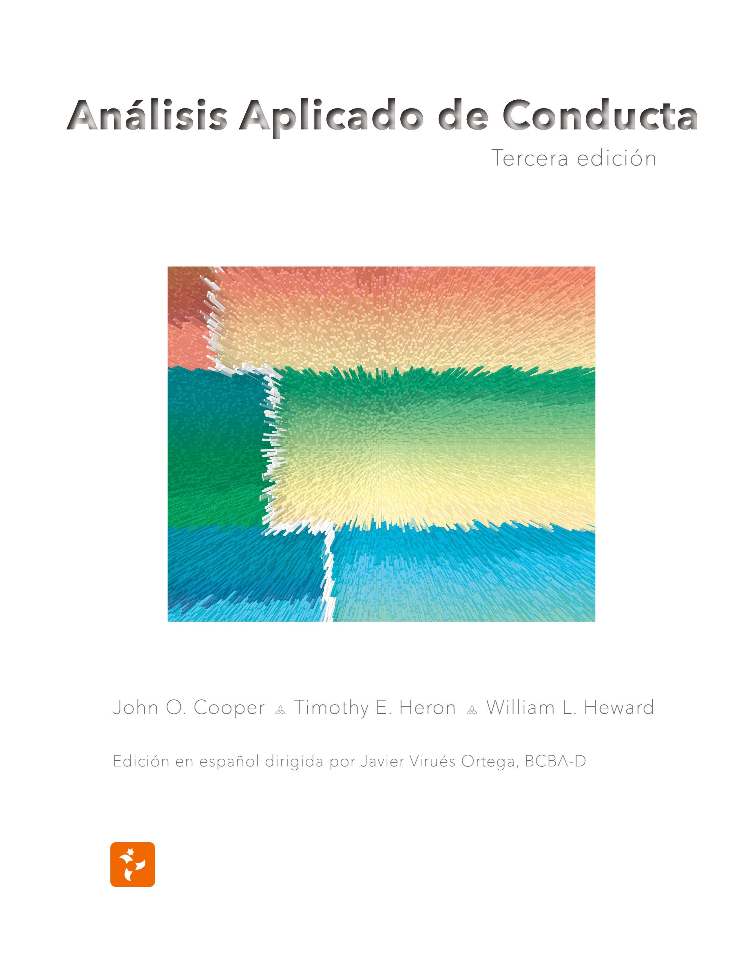 Vorderes Coverbild Análisis Aplicado de Conducta, Tercera Edición en Español