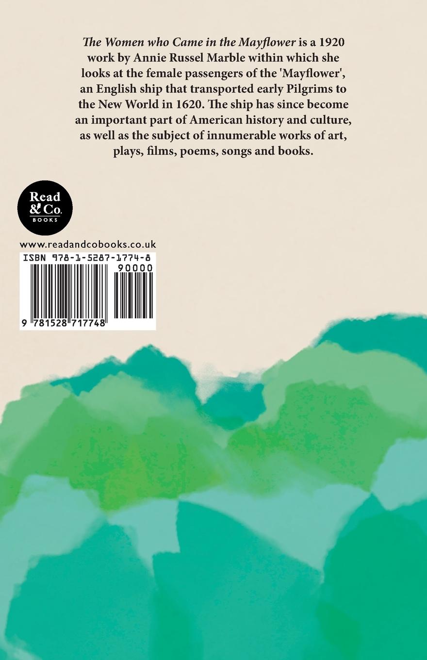 Rückseitencover The Women who Came in the Mayflower