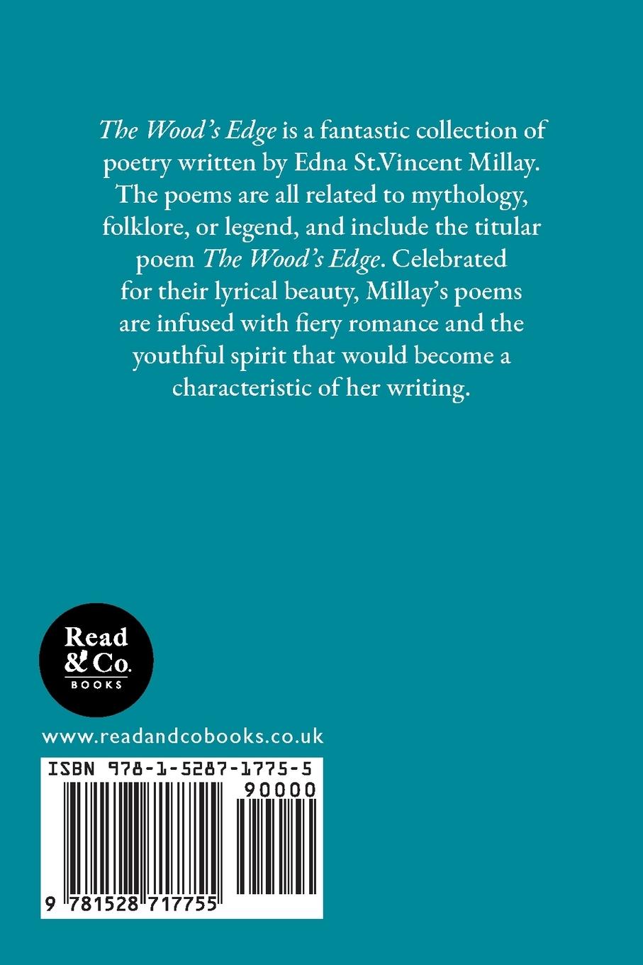 Rückseitencover The Wood's Edge - Legends and Fairy Tales of Edna St. Vincent Millay