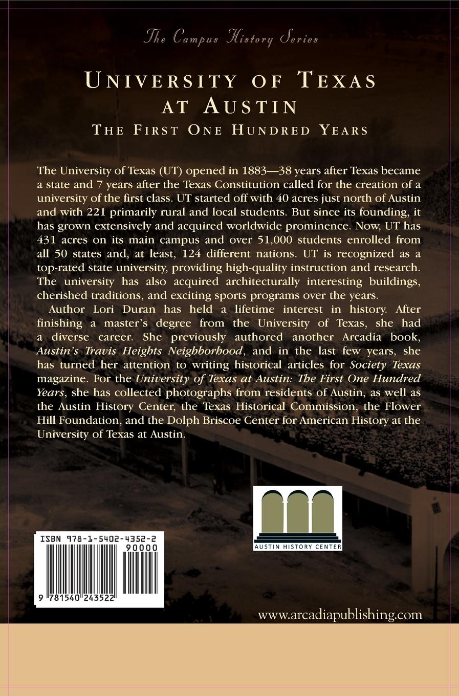 Rückseitencover University of Texas at Austin