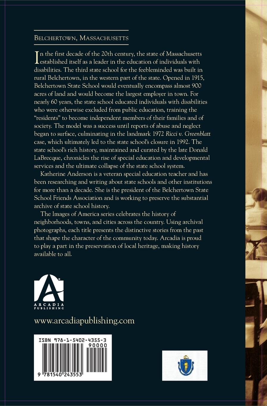 Rückseitencover Belchertown State School