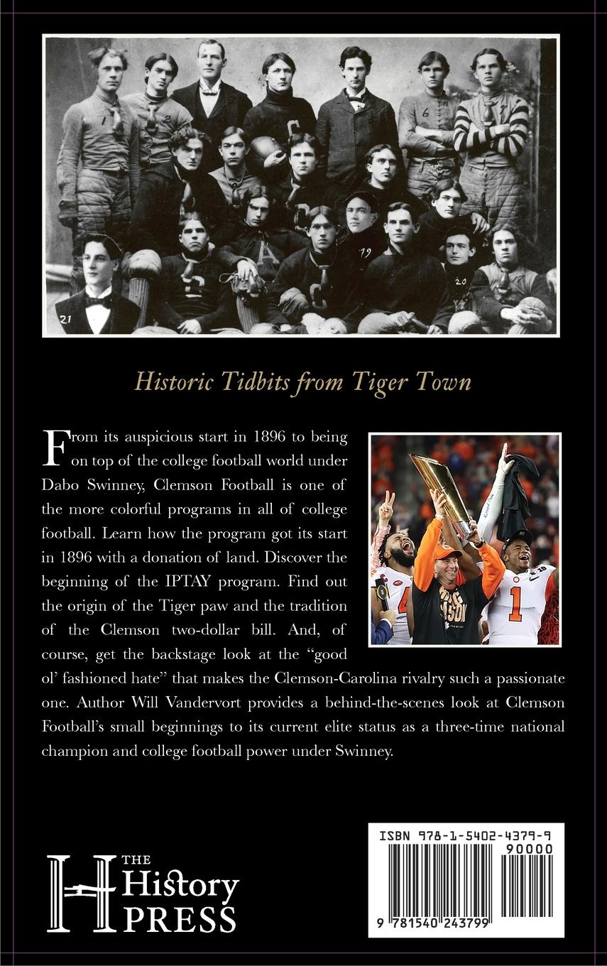 Rückseitencover Hidden History of Clemson Football