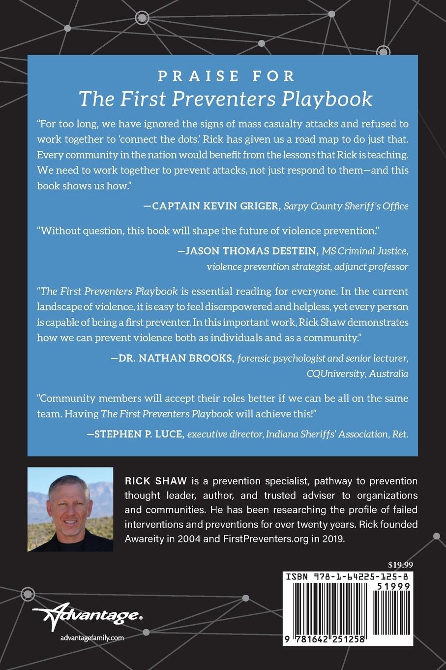 Rückseitencover The First Preventers Playbook