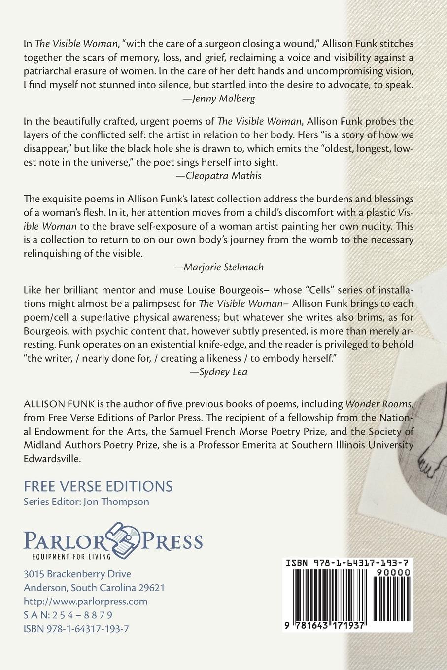 Rückseitencover The Visible Woman