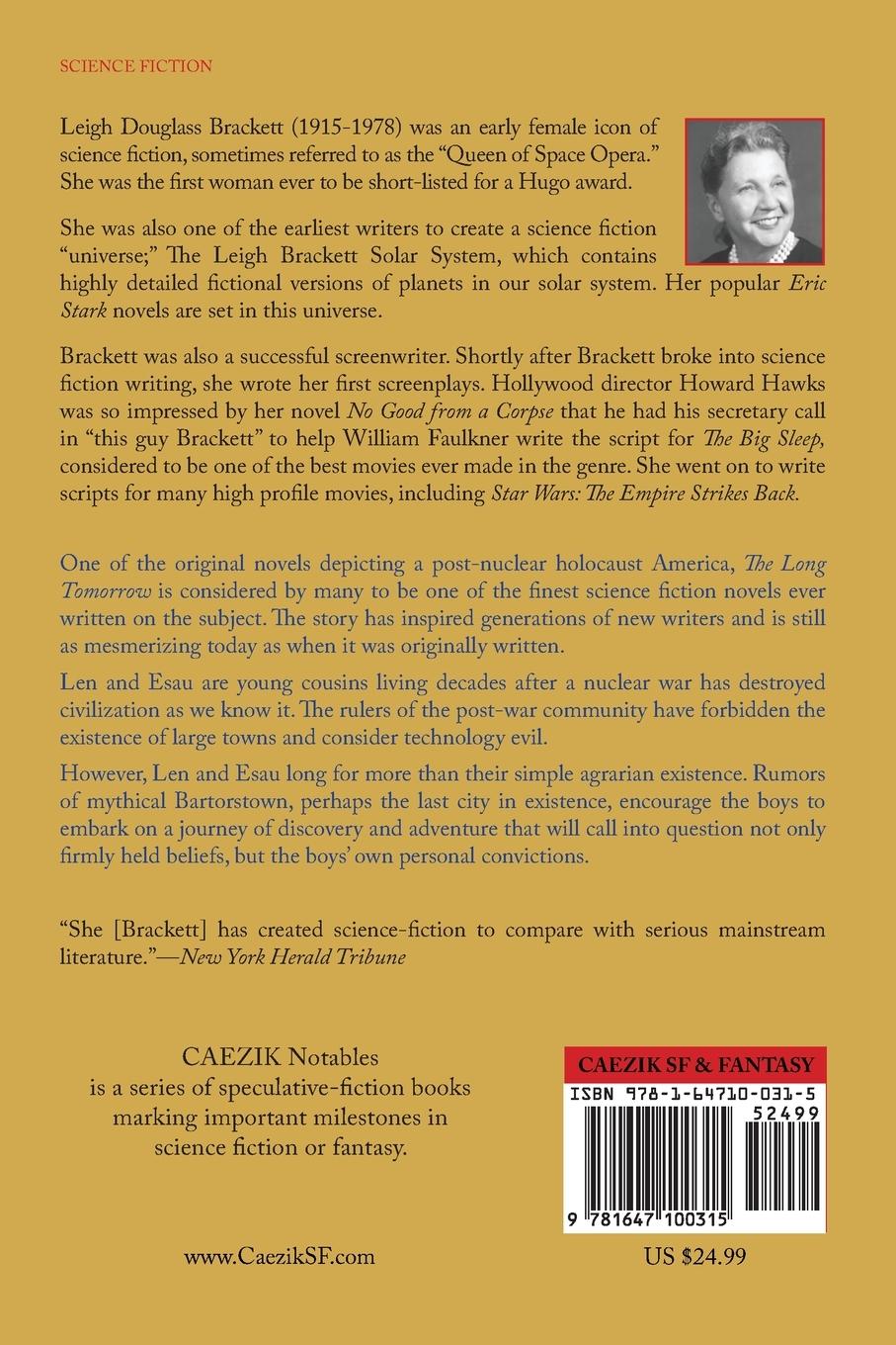 Rückseitencover The Long Tomorrow