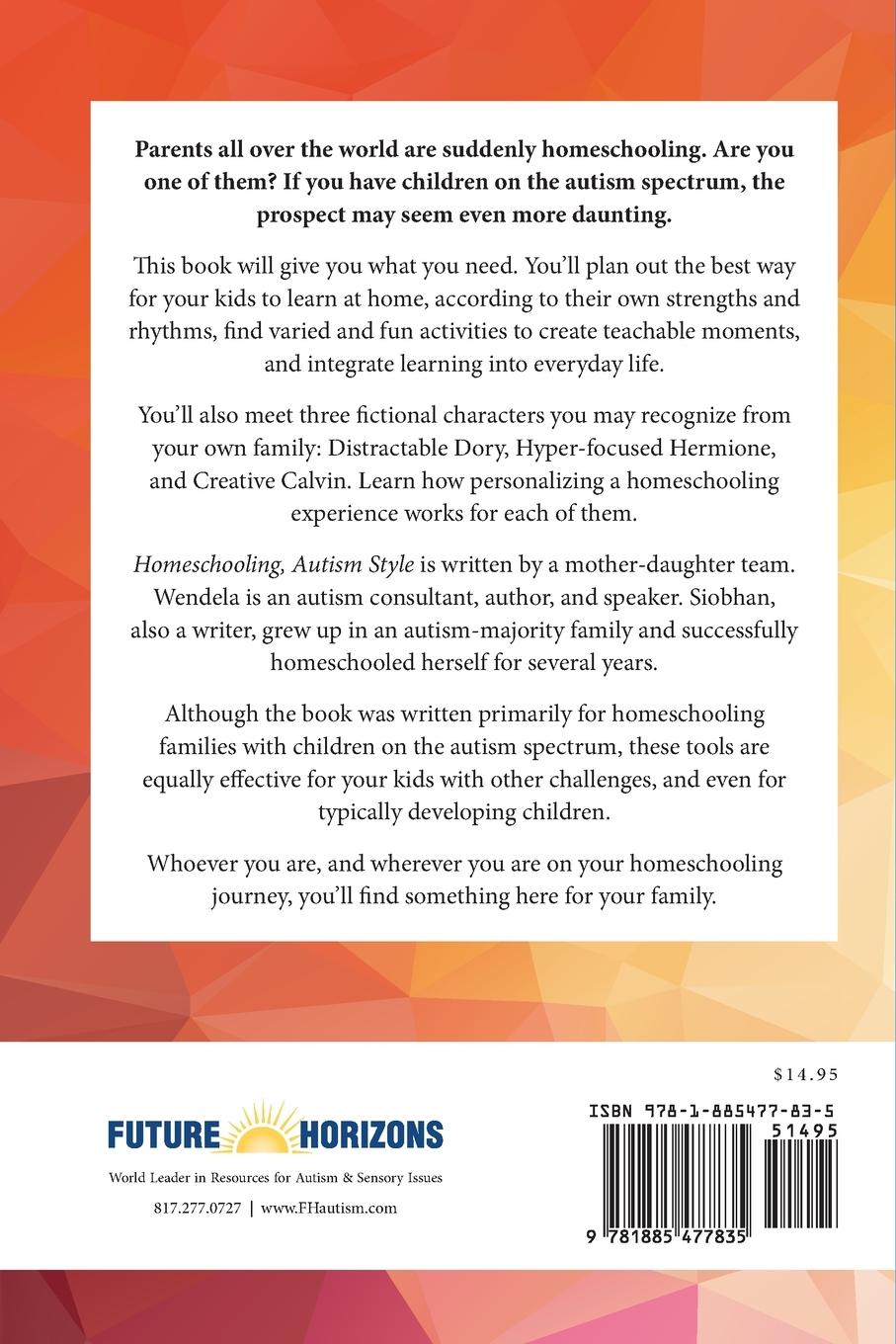 Rückseitencover Homeschooling, Autism Style