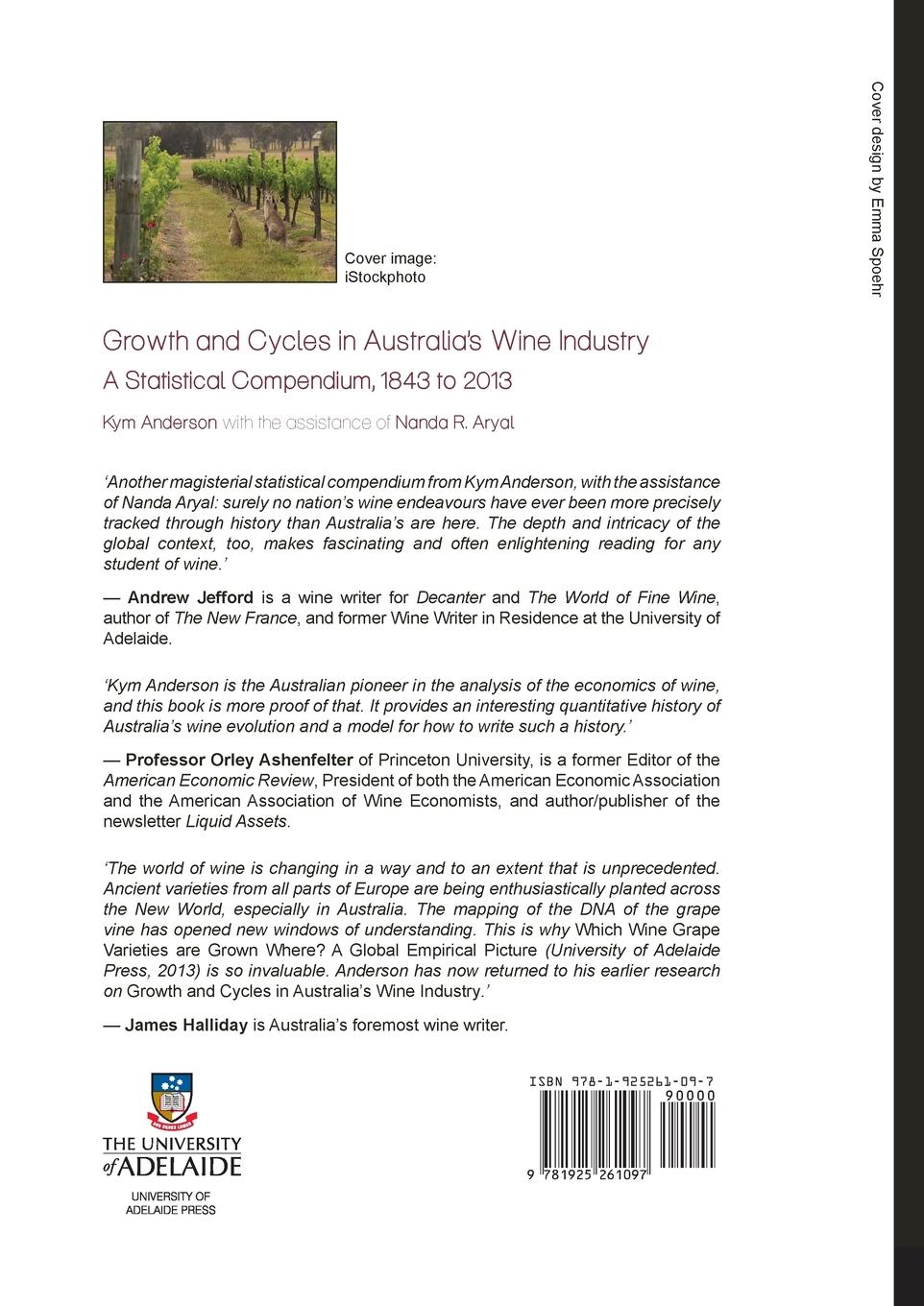 Rückseitencover Growth and Cycles in Australia's Wine Industry