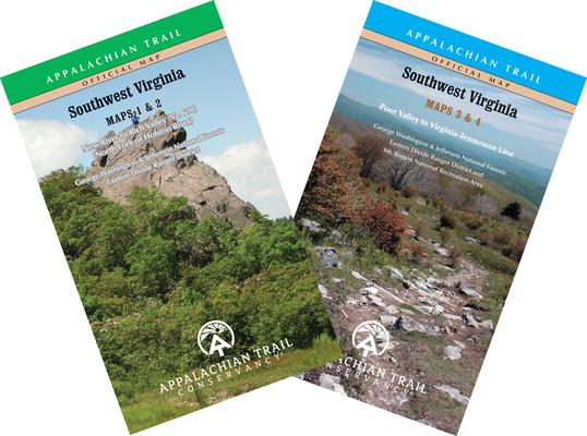Vorderes Coverbild Appalachian Trail Southwest Virgina Map Set
