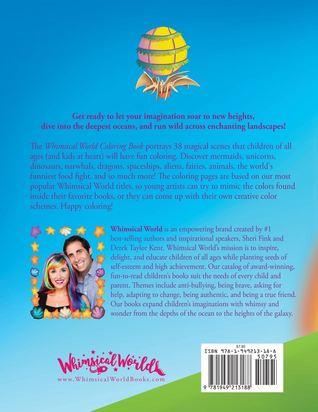 Rückseitencover Whimsical World Coloring Book