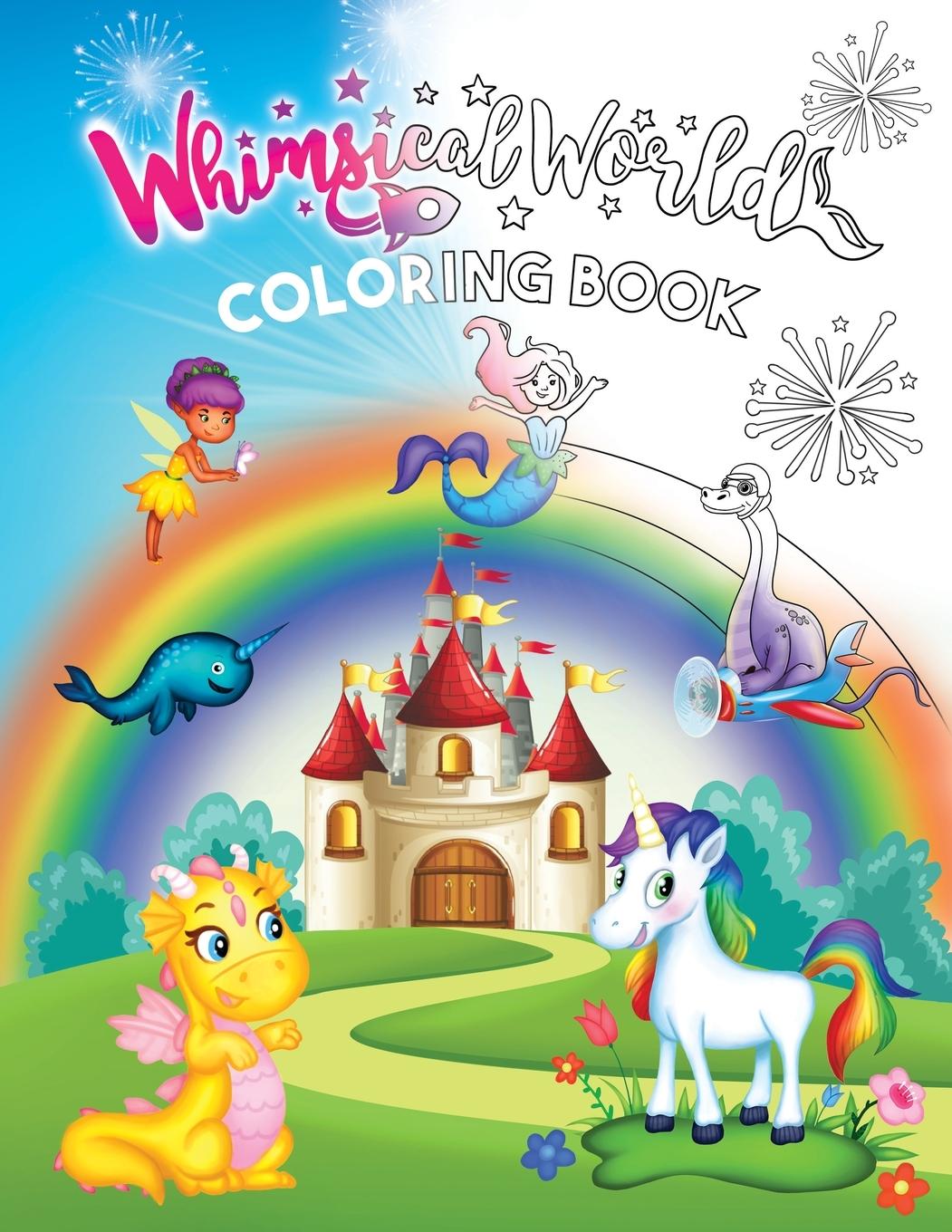Vorderes Coverbild Whimsical World Coloring Book