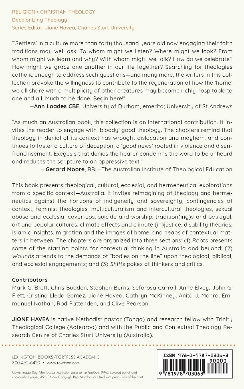 Rückseitencover Theological and Hermeneutical Explorations from Australia
