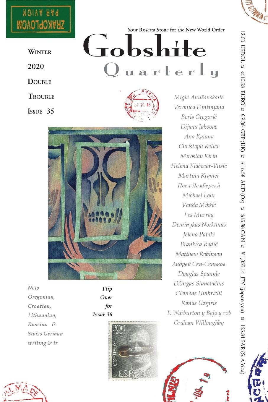 Vorderes Coverbild Gobshite Quarterly #35/36, Double Trouble Winter/Spring 2020