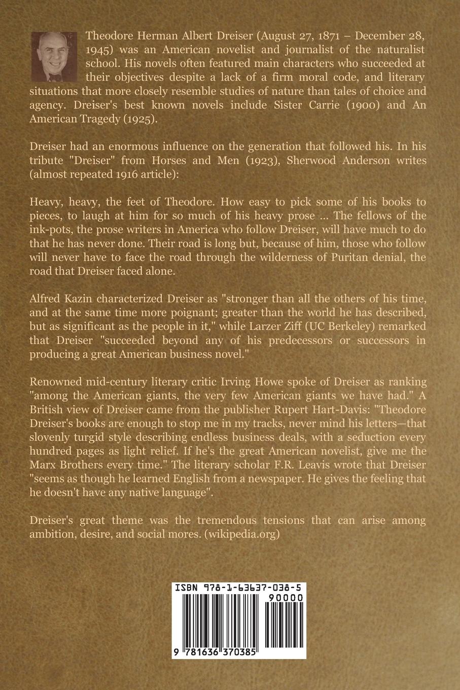 Rückseitencover Jennie Gerhardt