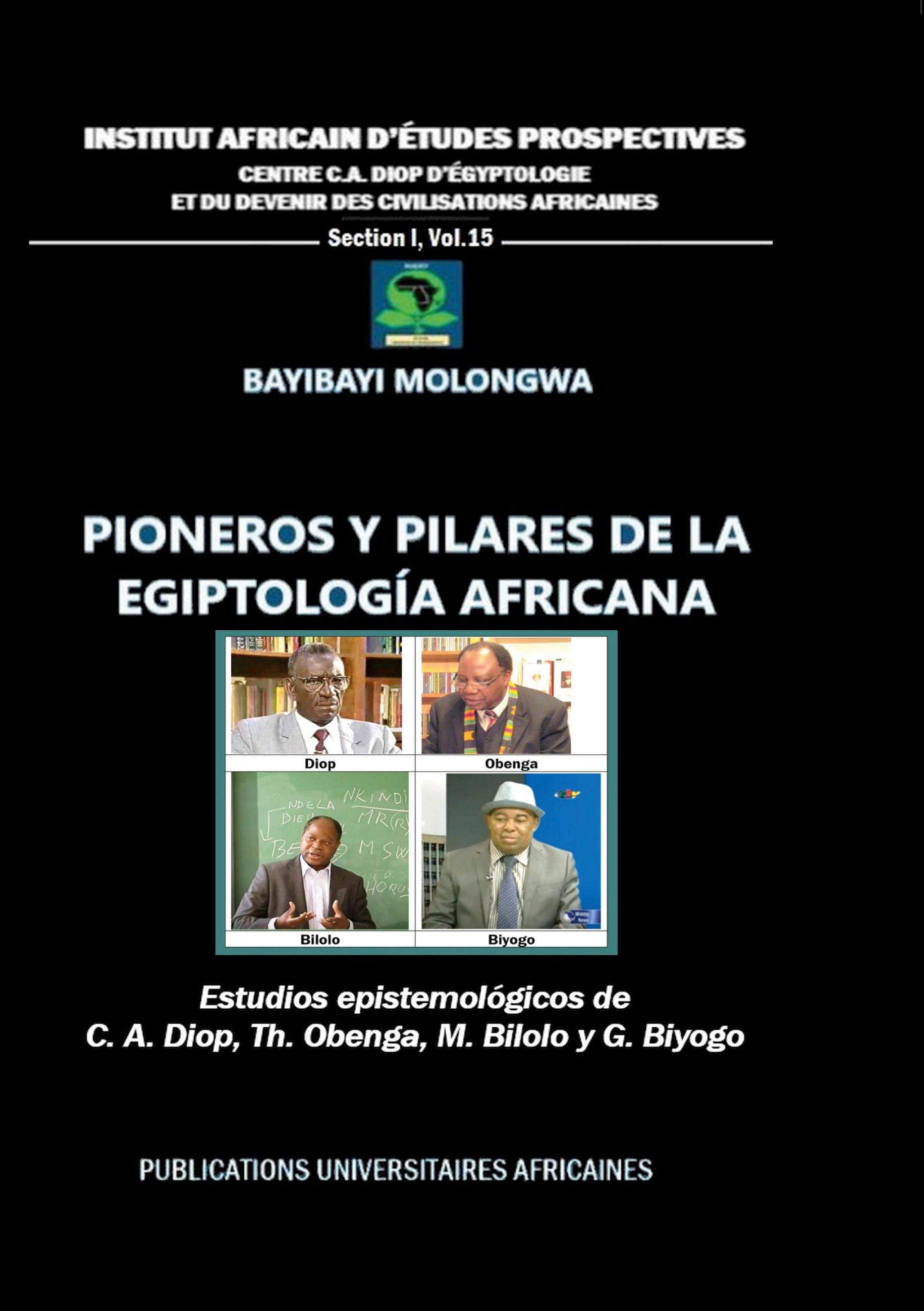 Vorderes Coverbild Pioneros y pilares de la egiptología africana